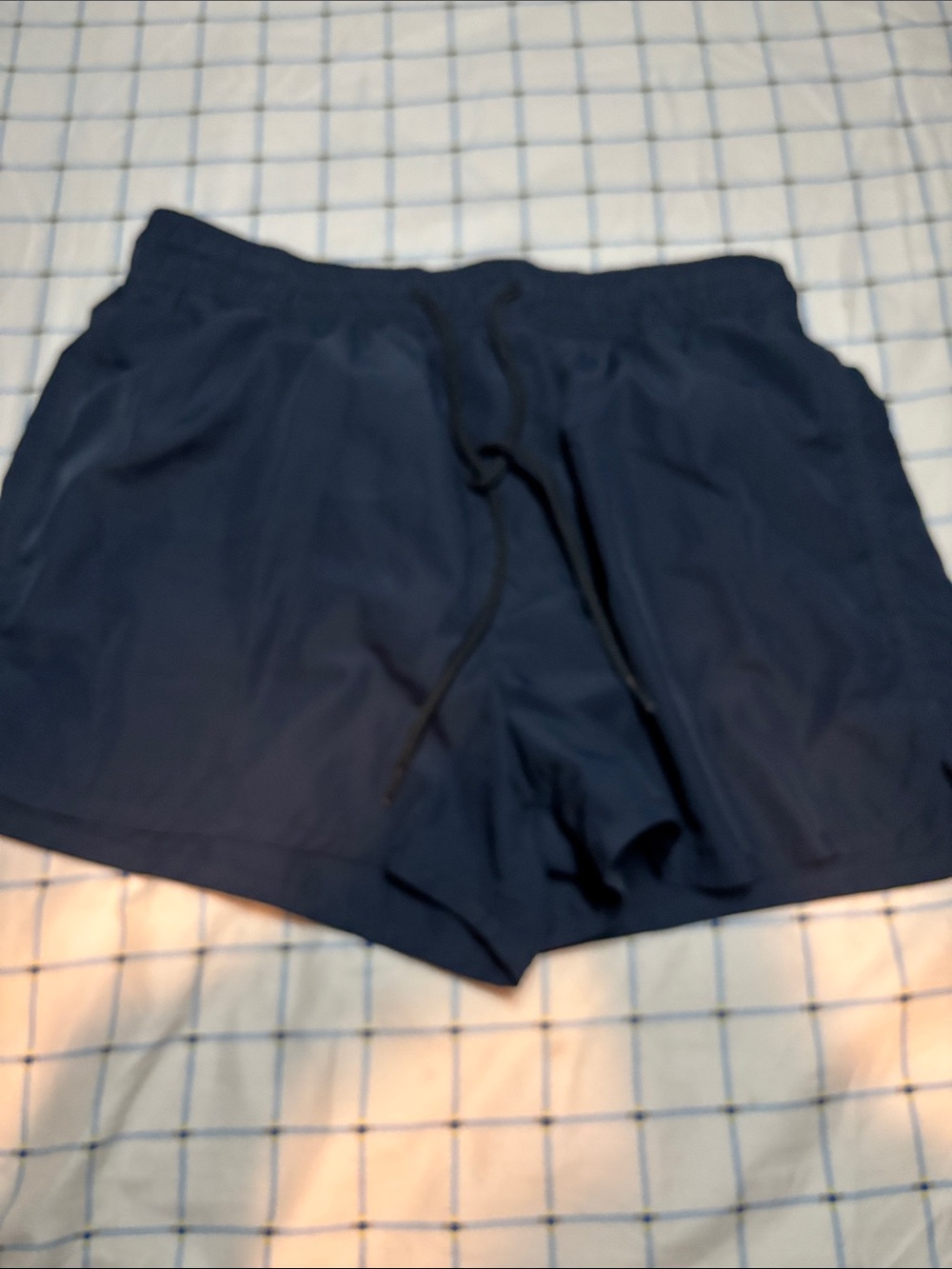 H&M Navy Athletic Drawstring Women's Shorts